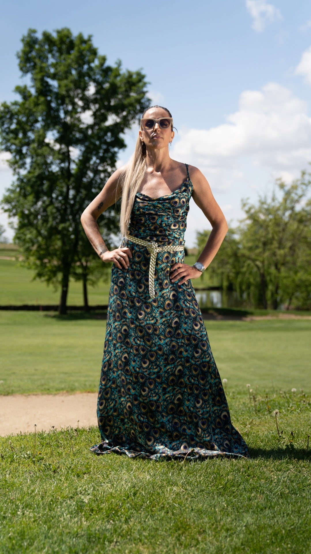 Gonna Pavone PILICHI COUTURE