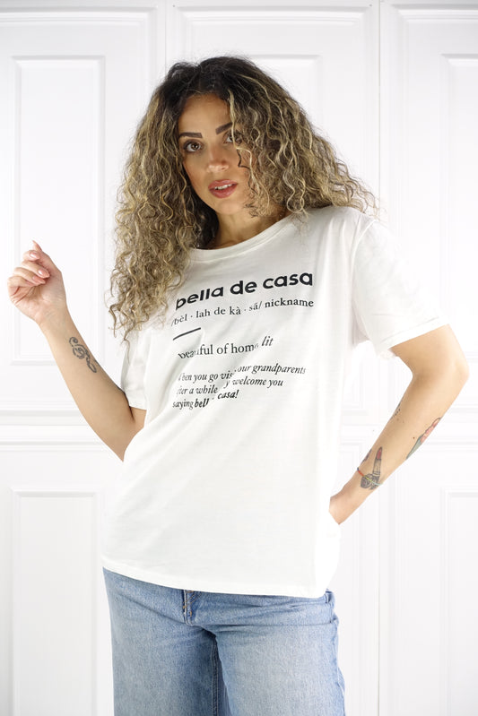 T-shirt BELLA DE CASA