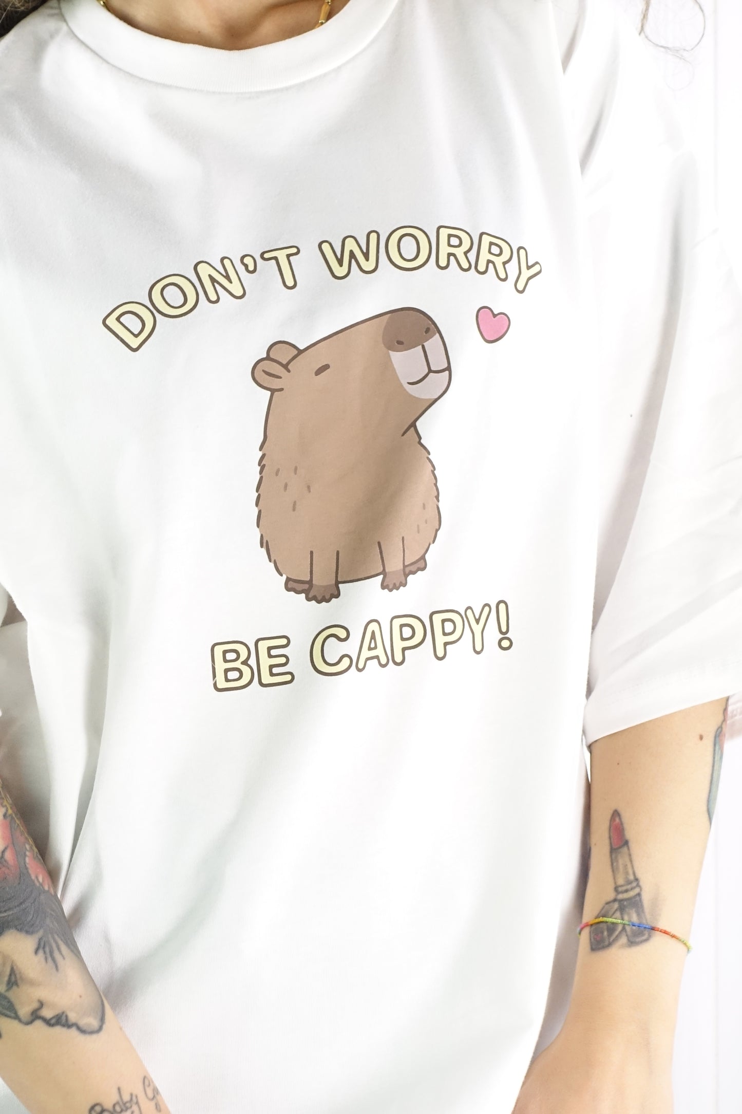 T-shirt DON'T WORRY BE CAPPY